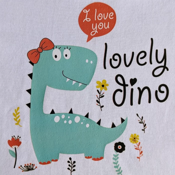 Lovely dino XS Youth Short-sleeve design