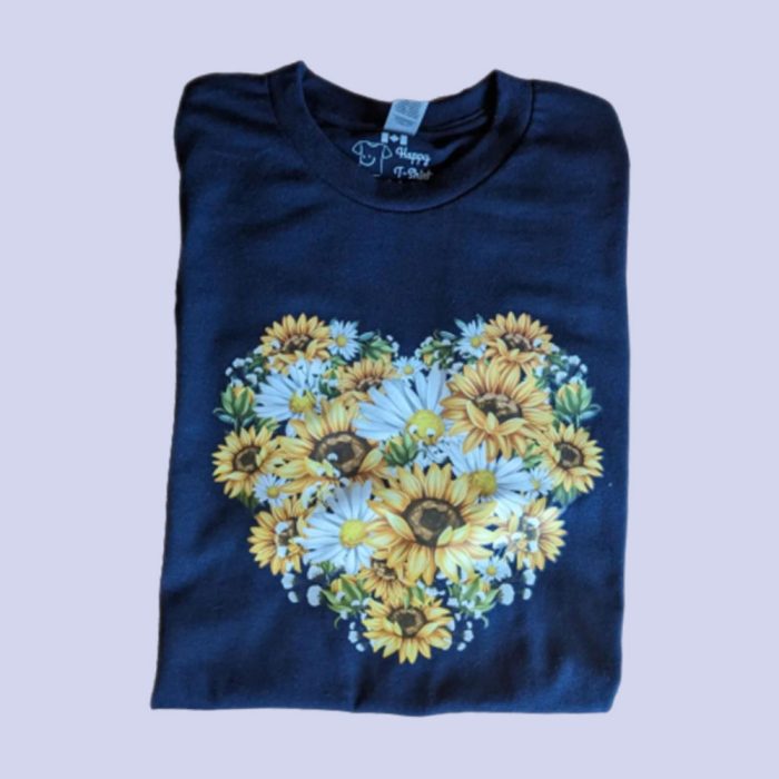 Heart full of flowers Short-sleeve T-Shirt