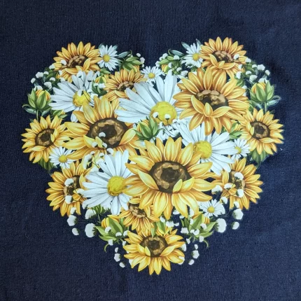 Heart full of flowers Short-sleeve T-Shirt Design