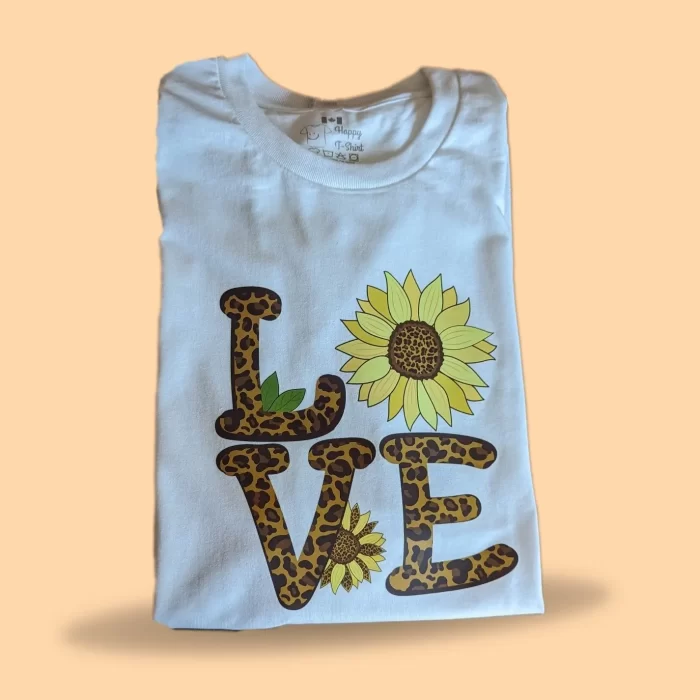 Love and Flower Short-sleeve