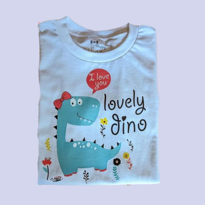 Lovely dino Youth Short-sleeve