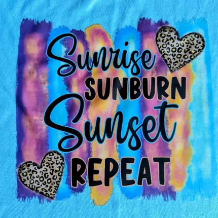 Sunrise, sunburn, Short-sleeve T-Shirt Design